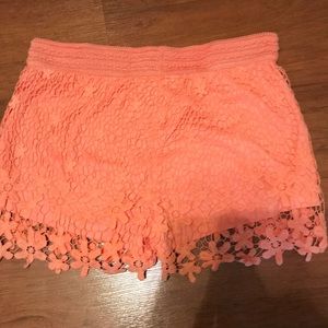 Cute pink styled shorts